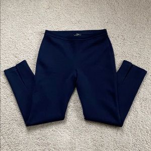 St John’s Caviar knit navy ankle pants with slits